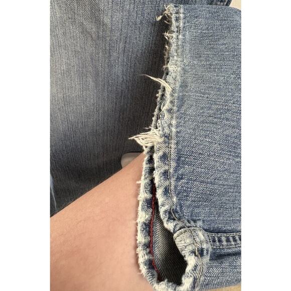 Vintage J.Crew Men’s Jeans 33x30 Made in USA | Straight Leg Distressed Denim - Picture 4 of 9